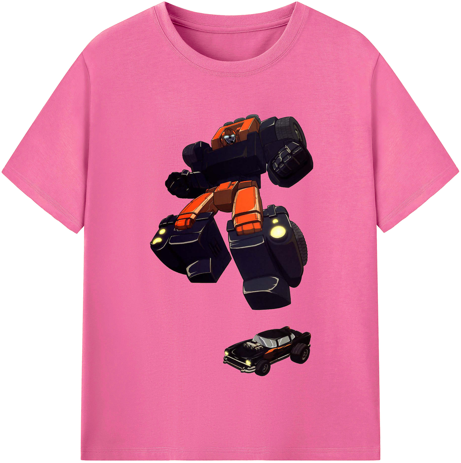 （画像用）  レディースカジュアルプリントTシャツ（綿100％）